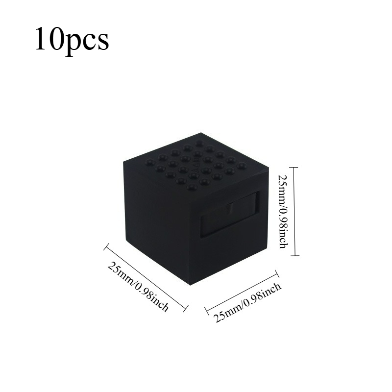 Dance Pad Machine - 10 قطع من وسادات مطاطية سوداء