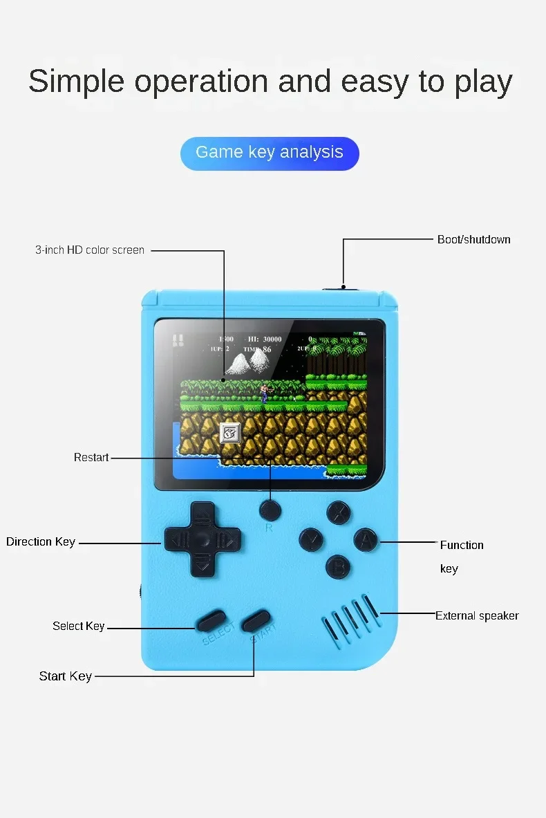 جهاز ألعاب محمول بشاشة LCD ملو - مراجعة Arcade Vibes وسعره