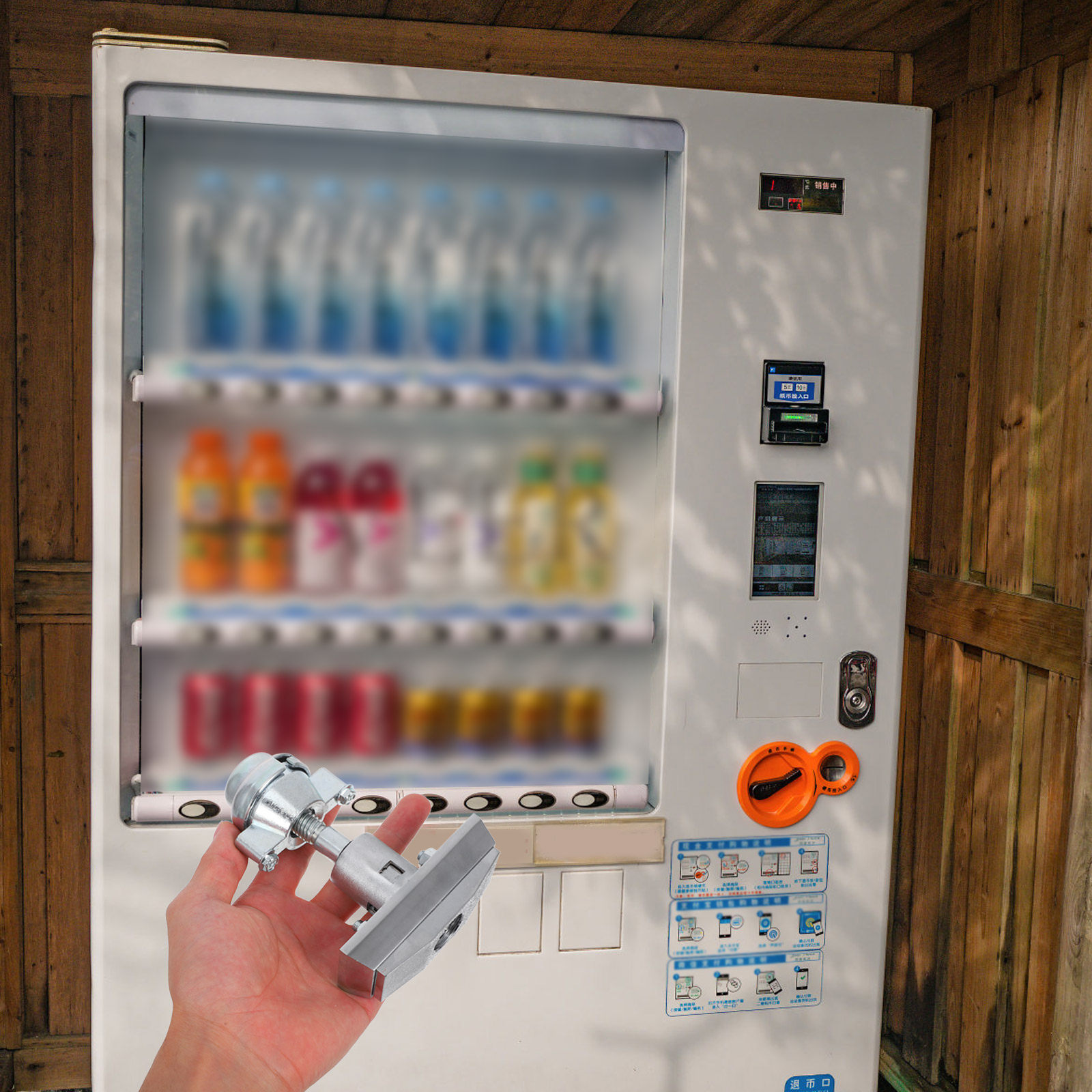 مجموعة واحدة من قفل ماكينة الب - مراجعة Candy Vending Machine وسعره