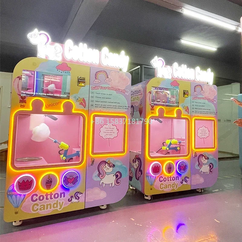 آلة صنع حلوى القطن مركز التسوق - مراجعة Candy Vending Machine وسعره