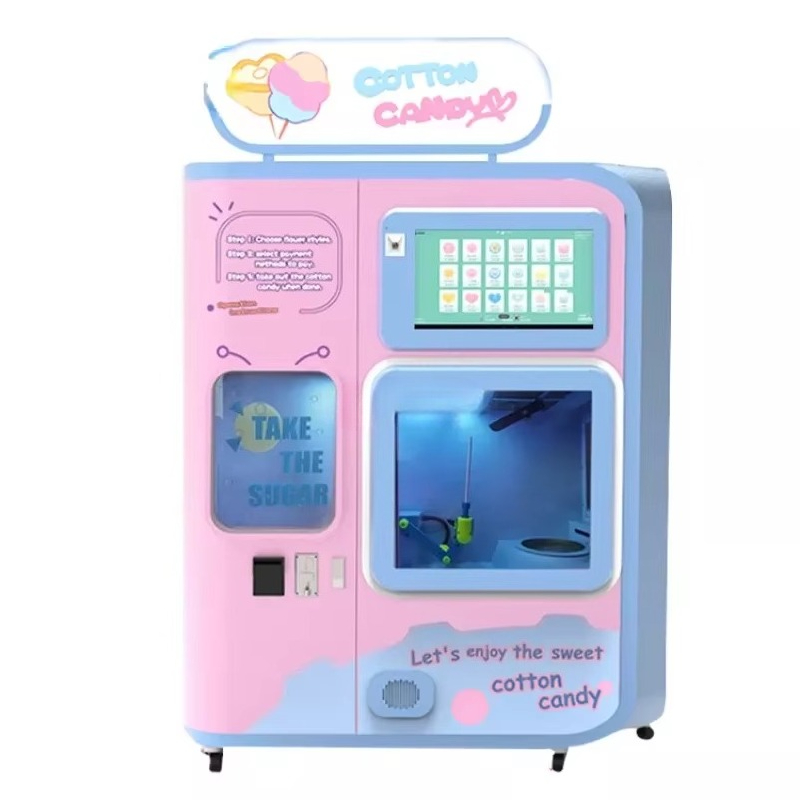 آلة بيع حلوى القطن الأوتوماتيك - مراجعة Candy Vending Machine وسعره