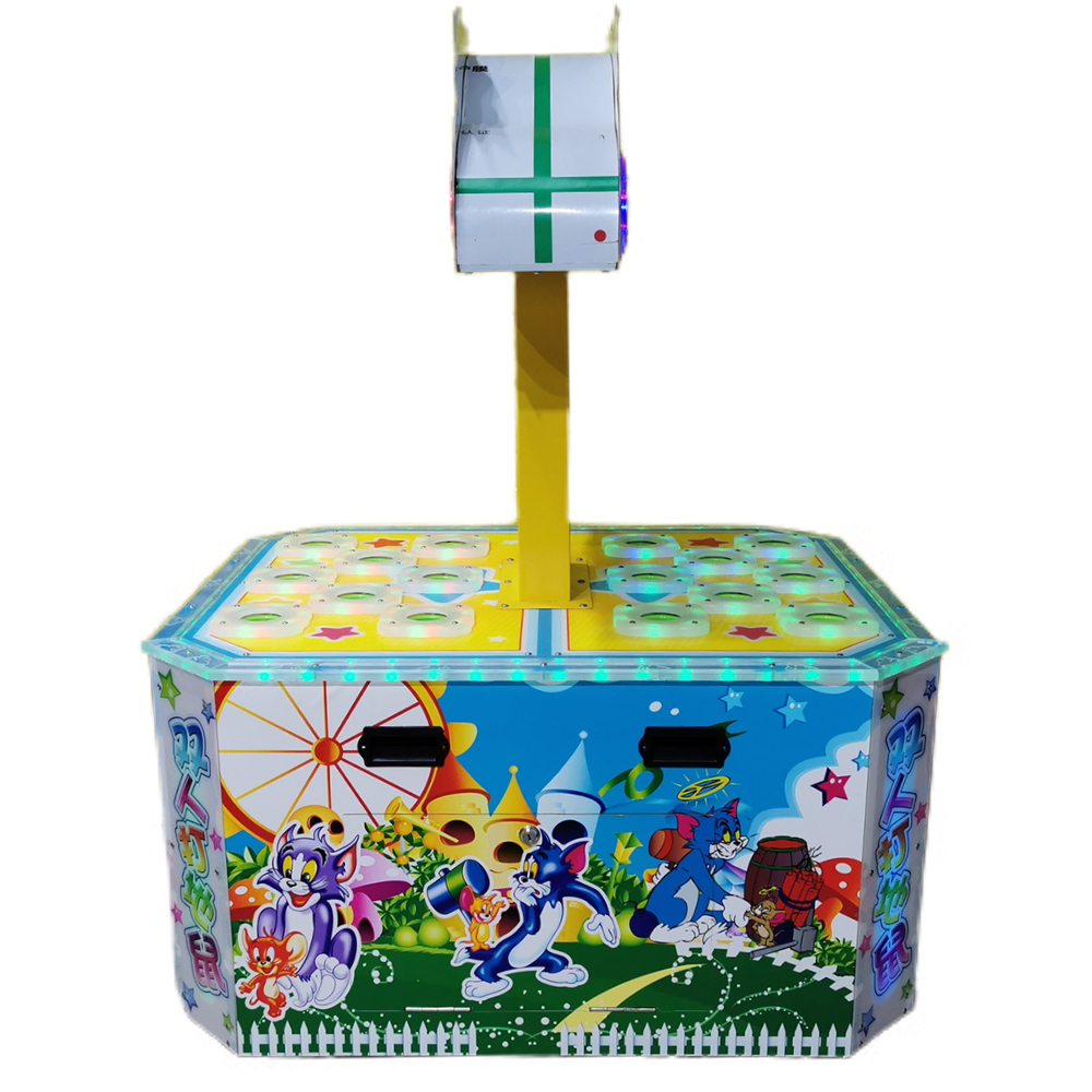 LED 2/4/6/8 لاعب ممر المطرقة ل - مراجعة Whack A Mole Arcade وسعره