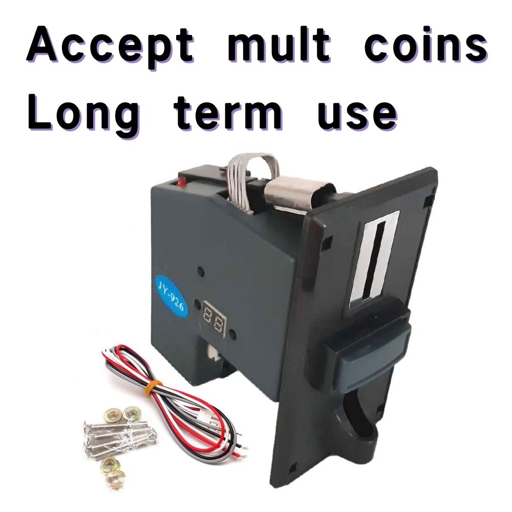 متقبل عملة متعددة مع لوحة أمام - مراجعة Coin Acceptor Selector وسعره