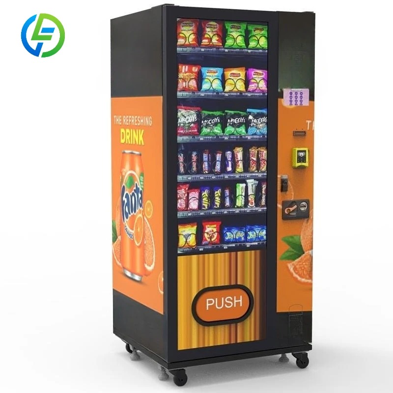 آلة بيع ذكية مبردة مخصصة من FL - مراجعة Coin Pusher Machine وسعره